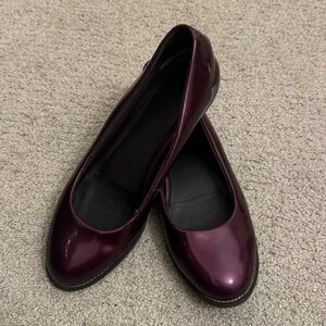 Dr. Martens Purple Flats Classic Loafers
